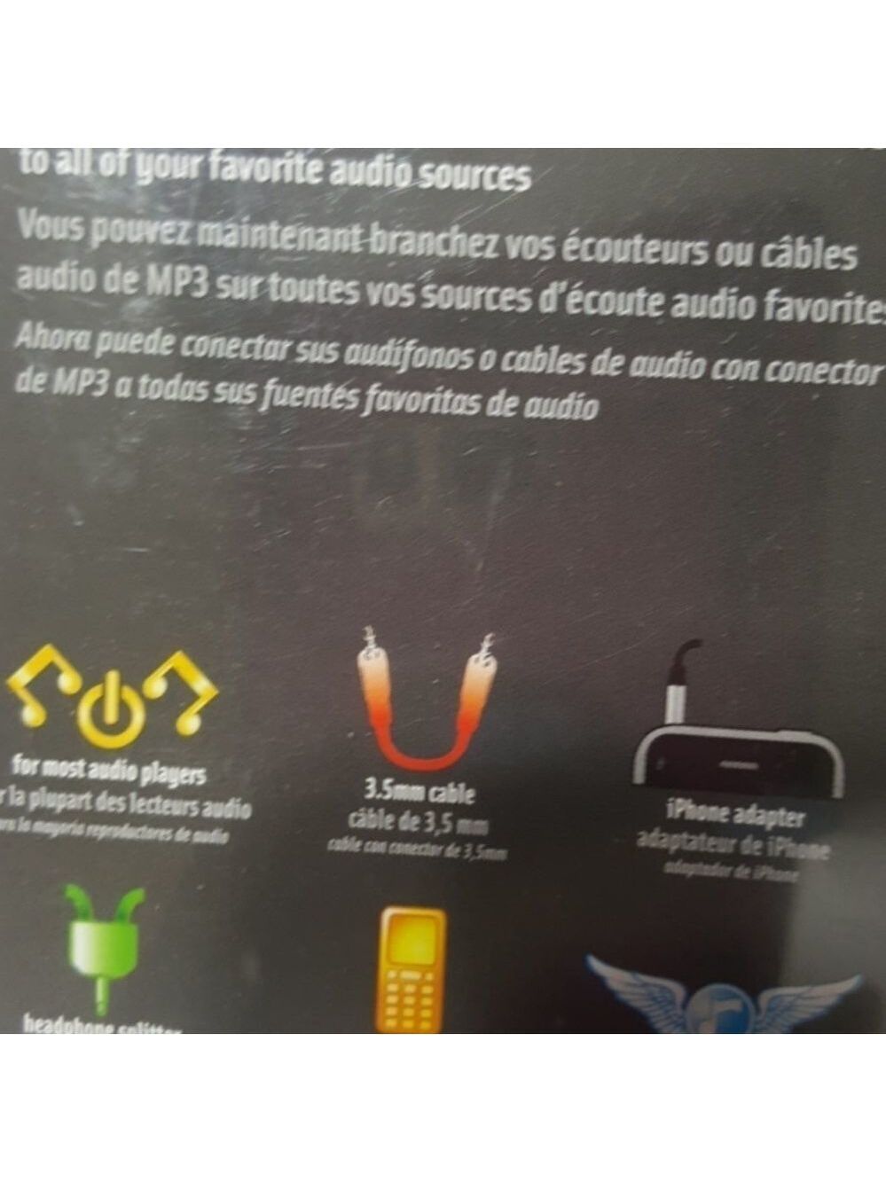 MP3 Audio Adapter Kit With Splitter - Picture 5 of 6